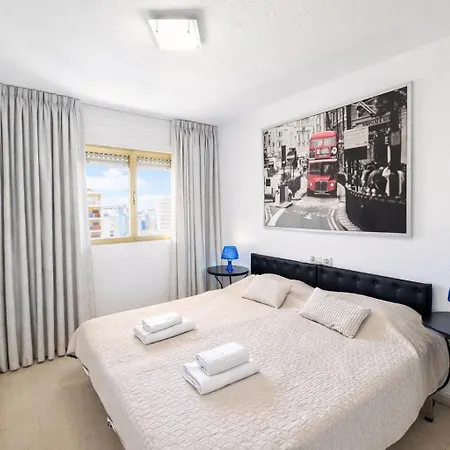 Super Two-room With Terrace And Pool 公寓 貝尼多姆