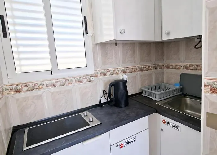 Super Two-room With Terrace And Pool 公寓 貝尼多姆